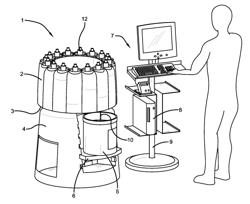 DISPENSING APPARATUS AND RELEASABLY CONNECTED FLUID CONTAINER FOR USE IN SUCH DISPENSING APPARATUS