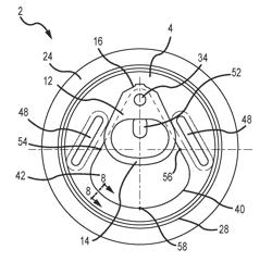 END CLOSURE WITH LARGE OPENING RING PULL TAB