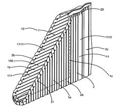 Crossed, Staggered and Stacked-Type Air Packaging Device, and Manufacturing Method Therefor