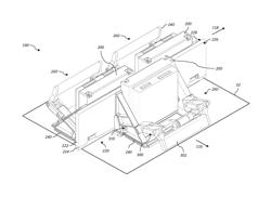 Inkjet printhead assembly with repositionable shutter mechanism