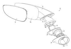 Exterior rearview mirror assembly