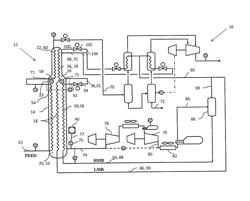 Main heat exchanger and a process for cooling a tube side stream