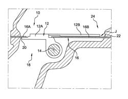 Engine control valve in a motor vehicle