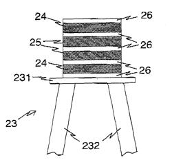 Device for determining and/or monitoring at least one predetermined fill level