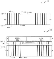 Stacked die integrated circuit