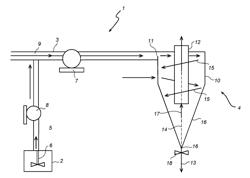 Method and apparatus for agglomerating hydrophobic particles