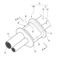 Clamp mark and wire harness