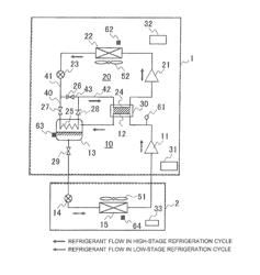 Binary refrigeration apparatus