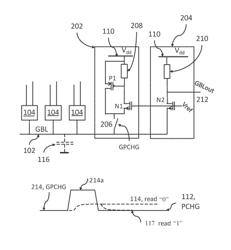 Structure for reducing pre-charge voltage for static random-access memory arrays