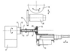 METHOD AND GRINDING MACHINE FOR GRINDING EXTERNAL AND INTERNAL CONTOURS OF WORKPIECES IN ONE CLAMPING