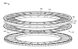 TIRE WITH TENSIONED SPOKES