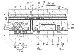 IMAGING ELEMENT, STACKED-TYPE IMAGING ELEMENT, SOLID-STATE IMAGING DEVICE, AND DRIVING METHOD FOR SOLID-STATE IMAGING DEVICE