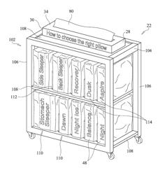 Pillow napkin dispensing system and method