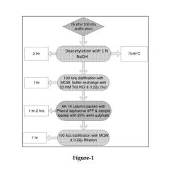 Downstream process for purifying polysaccharides