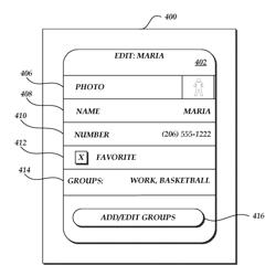 Managing contact groups from subset of user contacts