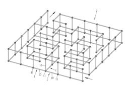 COMBINATION STRUCTURE FOR A LABYRINTH