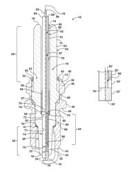 Spark ignition device for an internal combustion engine and central electrode assembly therefore