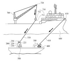 UNMANNED VESSEL HAVING COUPLING APPARATUS AND RECOVERY METHOD THEREFOR