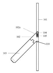 FIXING SUPPORT FOR HORIZONTAL AND VERTICAL USE