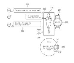 MESSAGE GENERATION METHOD AND WEARABLE ELECTRONIC DEVICE FOR SUPPORTING THE SAME