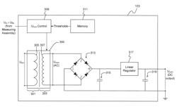 Energy supply device having transitions between operation and stand-by that are dependent on the output current