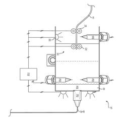 ADDITIVE MANUFACTURING SYSTEM HAVING AUTOMATED REINFORCEMENT THREADING