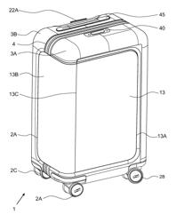 Luggage system employing a telescopically-extendable handle and rechargeable power supply assembly