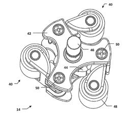 Peristaltic pump head and related methods