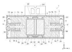 LINEAR VIBRATION MOTOR, AND PORTABLE ELECTRONIC DEVICE PROVIDED WITH SAID LINEAR VIBRATION MOTOR