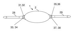 Intraocular lens provided for implantation into an eye and device for changing the optical effect of an implanted intraocular lens