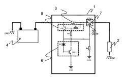 Electronic circuit breaker for an electrical load in an on-board electrical system of a motor vehicle