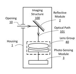 Structures and methods for capturing images by a portable electronic device