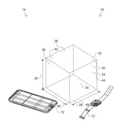 Wireless Electrical Energy Transmission System with Transmitting Antenna Having Magnetic Field Shielding Panes