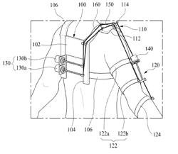 UPPER-LIMB EXERCISING DEVICE OF A TYPE WORN ON THE BODY