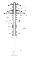 LIGHTNING STRIKE ALARM SYSTEM USING BIPOLAR CONVENTIONAL AIR TERMINAL