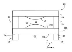 OPTICAL ASSEMBLIES INCLUDING A SPACER ADHERING DIRECTLY TO A SUBSTRATE