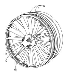 Nose cone assembly and method of circulating air in a gas turbine engine