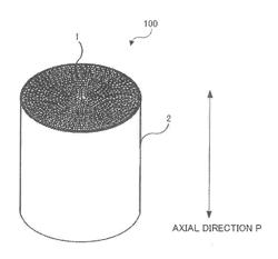 HONEYCOMB CORE FOR CARRYING CATALYST AND CATALYTIC CONVERTER