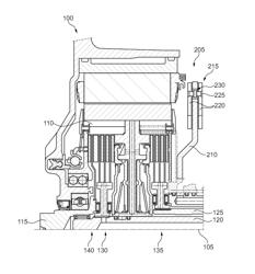 CLUTCH DEVICE FOR A HYBRID DRIVE SYSTEM