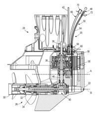 Apparatuses and methods for servicing lubrication in a lower gearcase of an outboard marine engine