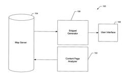 Method and apparatus for generating map-based snippets