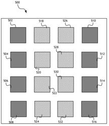 Switchable X band communication panel