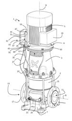 MOUNTING SYSTEM FOR MOUNTING A MONITORING UNIT ON A PUMP