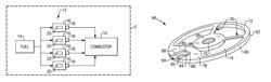 Flexure for metering valve assembly with retaining feature