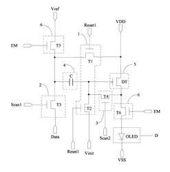 Pixel circuits with a compensation module and drive methods thereof, and related devices