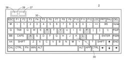 Luminous keyboard with gaming function