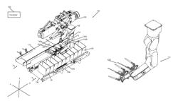 Dual robotic case packing system for standup product