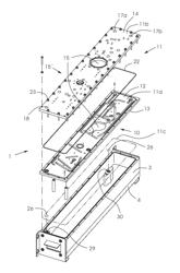 Device for circulating an ink supply to at least one inkjet print head