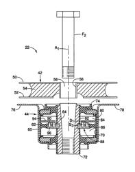 Vehicle vibration dampening mount assembly