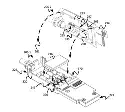 MULTILAYERED FLEXIBLE PRINTED CIRCUIT WITH BOTH RADIO FREQUENCY (RF) AND DC TRANSMISSION LINES AND AN OPTICAL TRANSCEIVER USING SAME